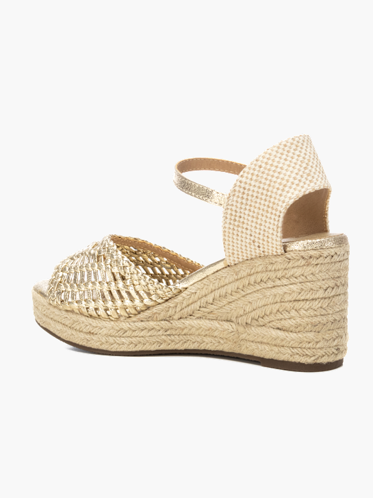 Xti Sandalias de tacón Beige 59585 3