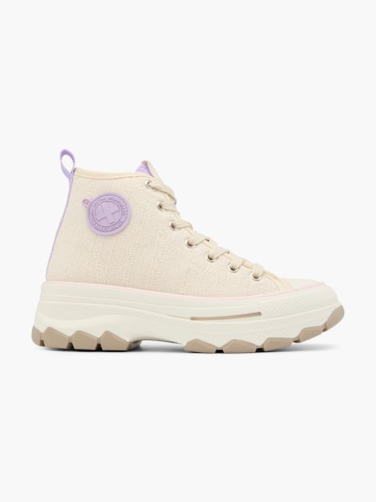 Xti Sapatilha tipo bota Beige 59567 1