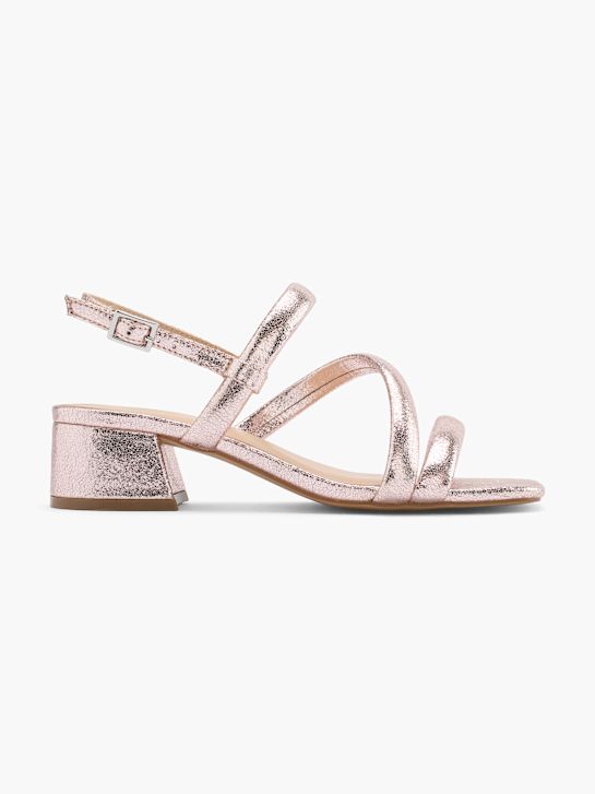 Graceland Högklackad sandal Rosa 59794 1