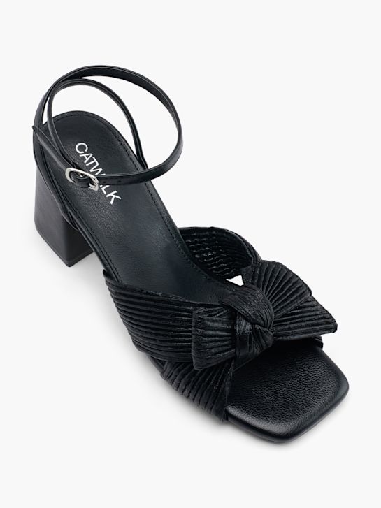 Catwalk Højhælet sandal Sort 59871 2