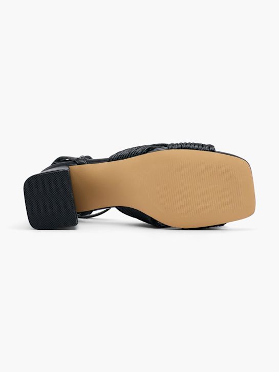 Catwalk Højhælet sandal Sort 59871 4