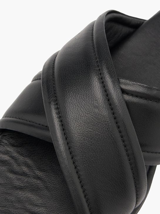 5th Avenue Flache Pantolette Schwarz 59895 5