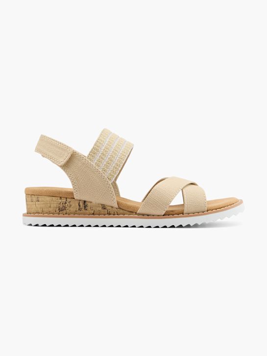Skechers Magassarkú szandál bézs 59949 1