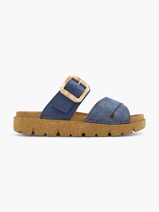 Romika Tieffuß Pantolette Blau 59976 1