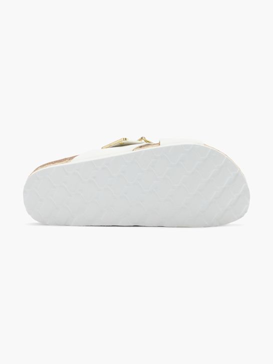 Graceland Chinelo com palmilha alta Branco 60037 4