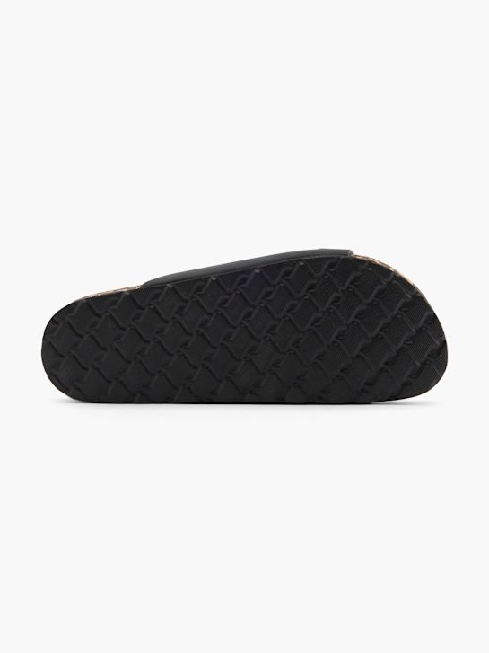Graceland Chinelo com palmilha alta Preto 60040 4