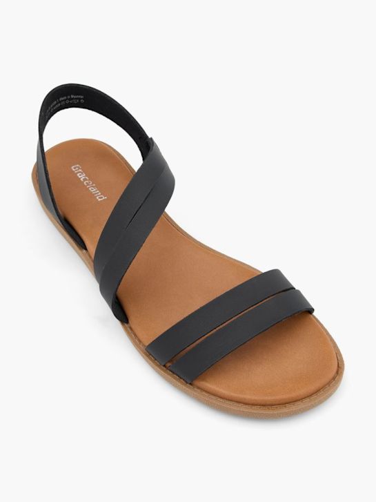 Graceland Sandal Sort 60079 2