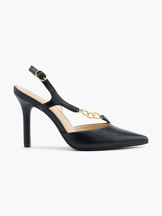 Catwalk Décolleté con cinturino Nero 60195 1