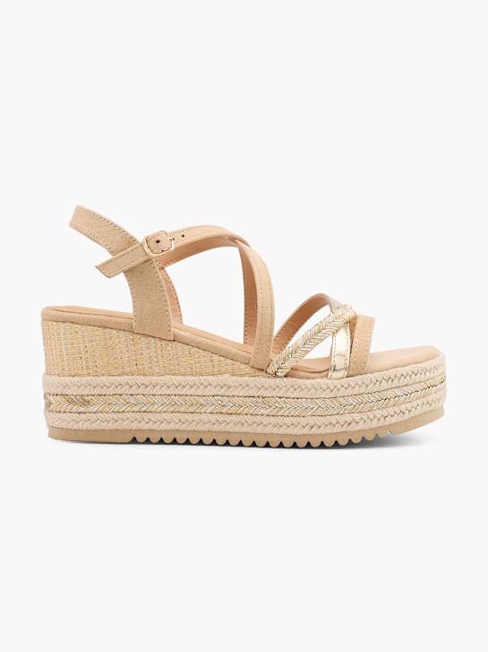 Graceland Sandalias de tacón Beige 69377 1