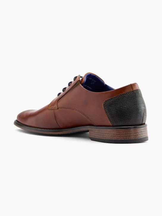bugatti Businessschuh Cognac 60902 3
