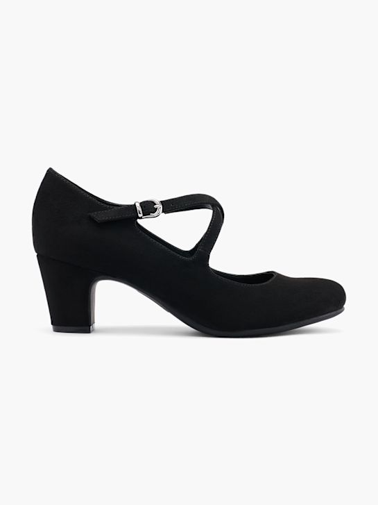 Graceland Pump med spænde Sort 60964 1