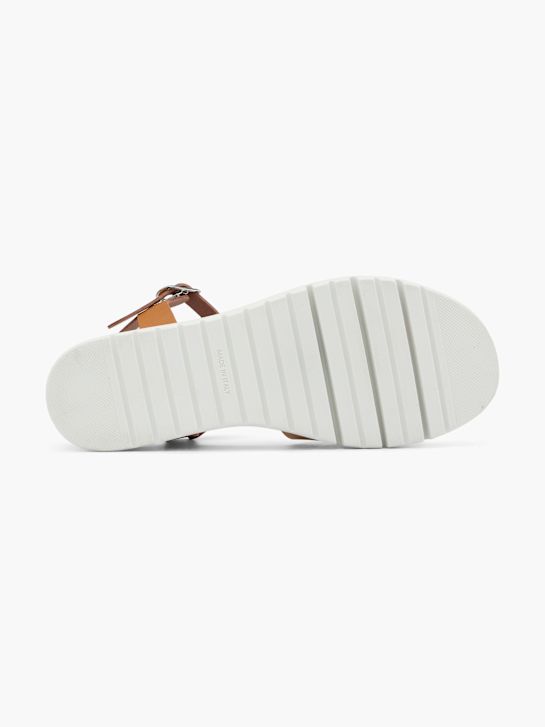 Graceland Højhælet sandal Brun 61430 4