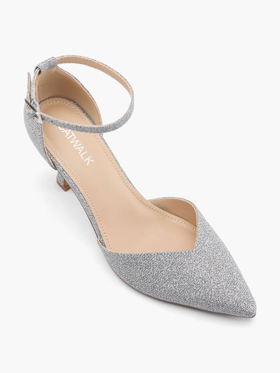 Graceland Tacones con hebilla Plata 60995 2