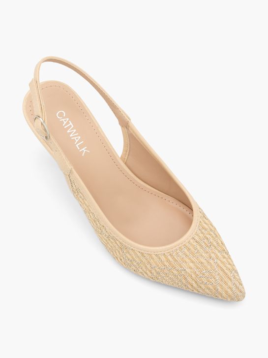 Catwalk Slingback salonke Bež 60998 2