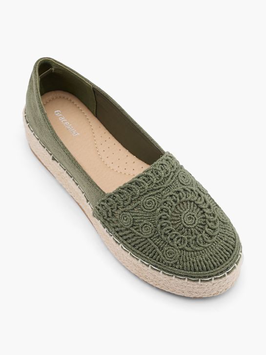 Graceland Espadrille Grün 61552 2