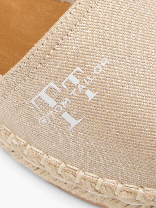 TOM TAILOR Espadrille Gold 61589 5