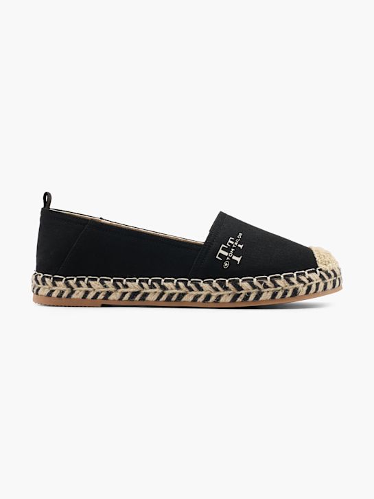 TOM TAILOR Espadrilky Čierna 61590 1