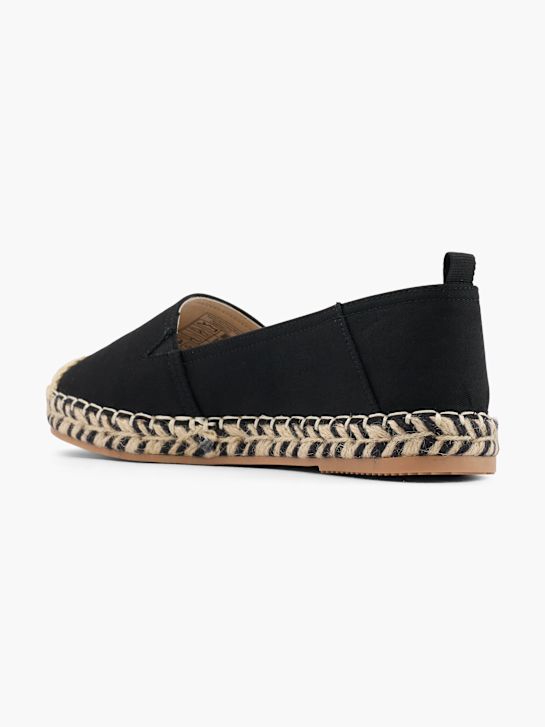 TOM TAILOR Espadrilky Černá 61590 3