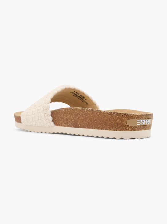 ESPRIT Mélyített talpú papucs bézs 61618 3