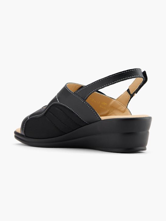 Medicus Sandalo con tacco Nero 61764 3