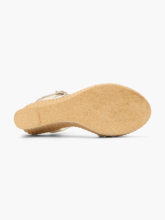 5th Avenue Sandálias de salto Beige 61768 4