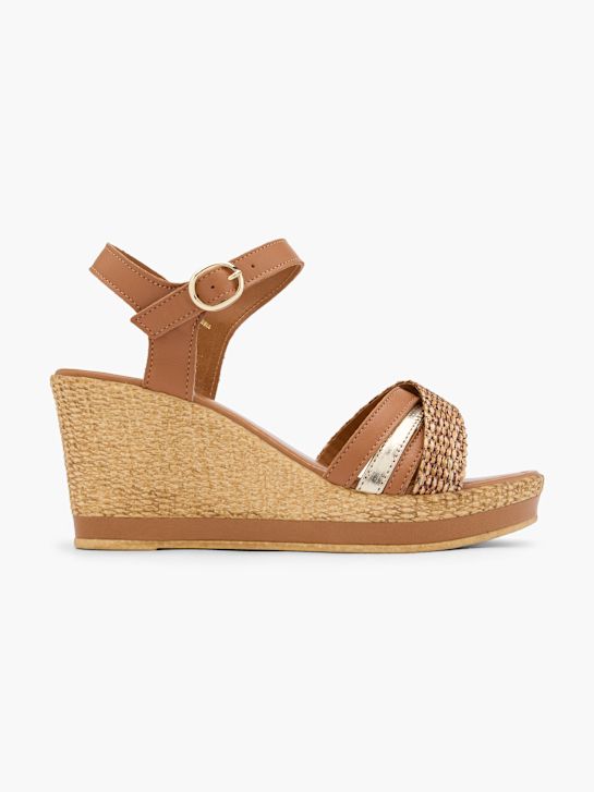 5th Avenue Sandalias de tacón Marrón 61769 1