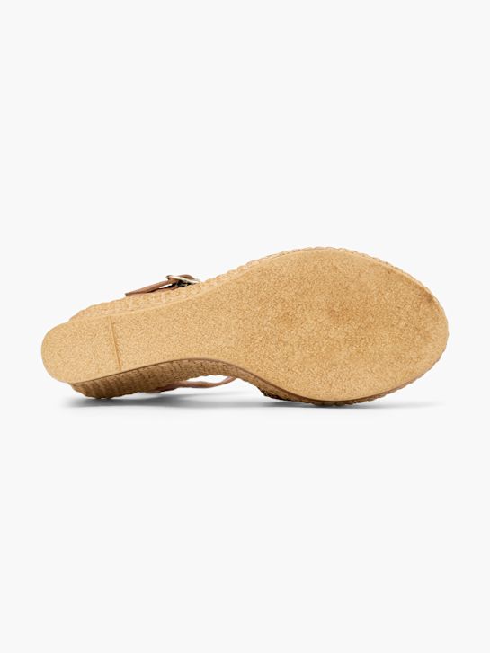 5th Avenue Sandalias de tacón Marrón 61769 4