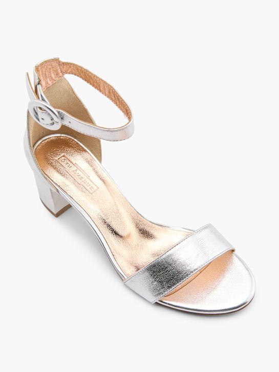 5th Avenue Högklackad sandal Silver 61912 2