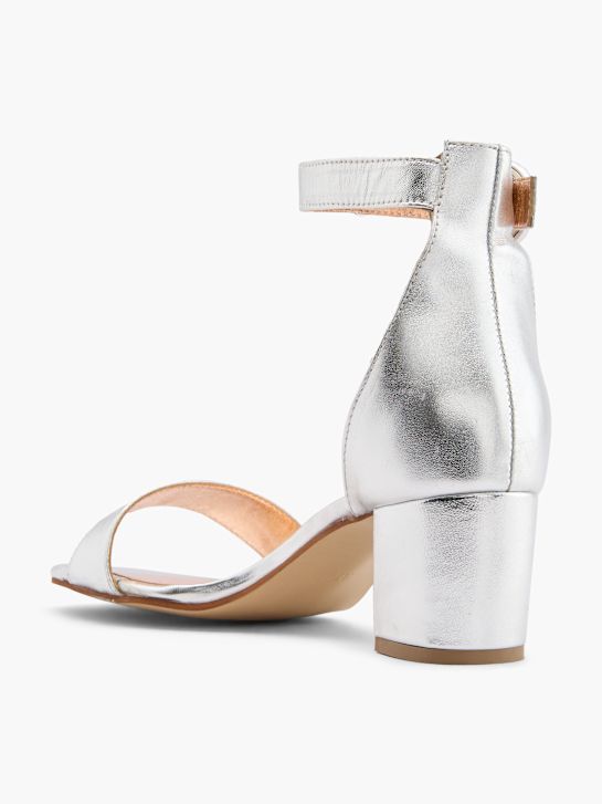 5th Avenue Højhælet sandal Sølv 61912 3