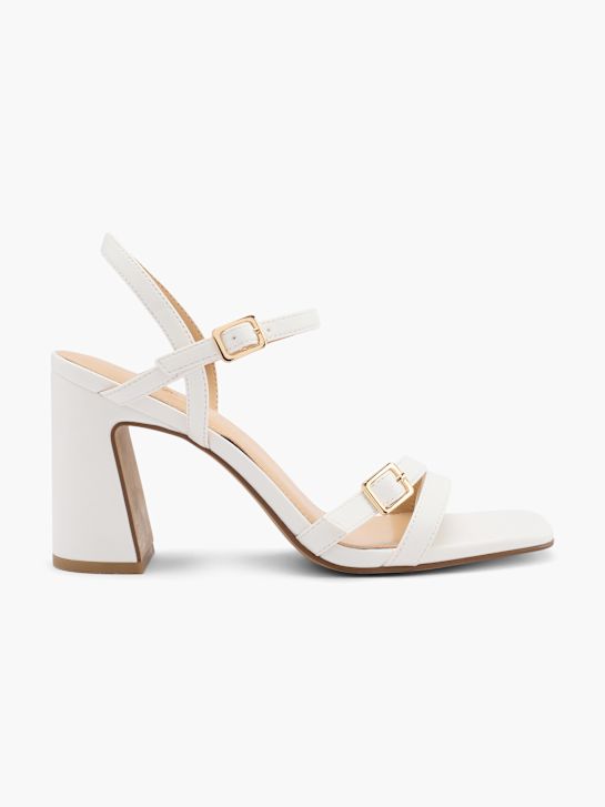 Catwalk Sandale cu toc Alb 62098 1