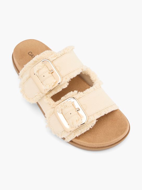 Catwalk Chinelo com palmilha alta Beige 62178 2