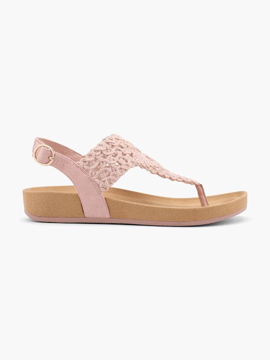 Graceland Zehentrenner-Sandale Pink 62184 1