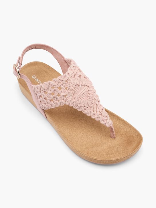 Graceland Sandalias de dedo Rosa 62184 2