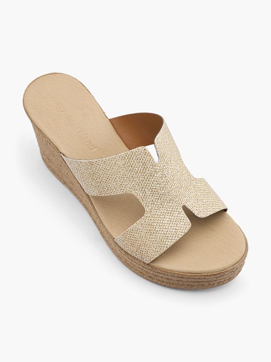 Graceland Pantolette Gold 62272 2