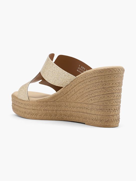 Graceland Pantolette Gold 62272 3