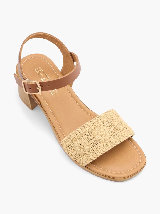 5th Avenue Højhælet sandal Beige 62290 2