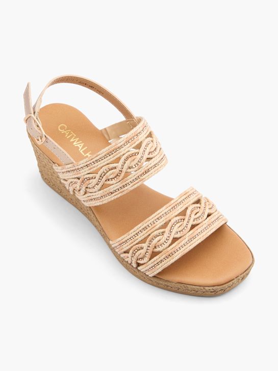 Catwalk Sandalo con tacco Oro 62300 2