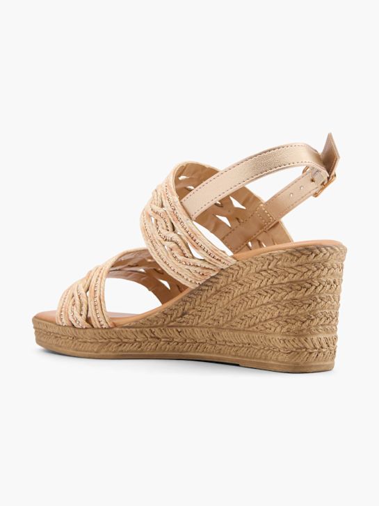 Catwalk Sandalo con tacco Oro 62300 3