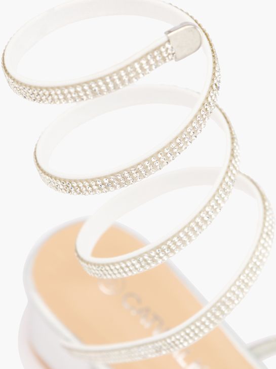 Catwalk Sandalo con tacco Argento 62331 5