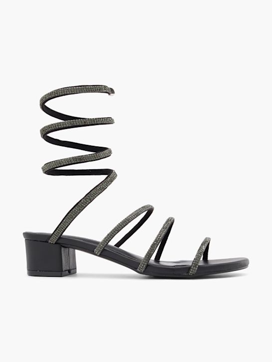 Catwalk Ciabatta aperta dietro Nero 62332 1