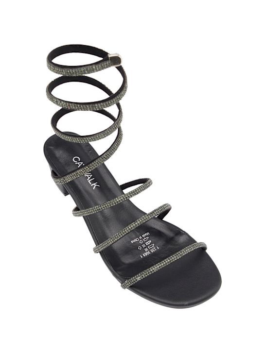 Catwalk Ciabatta aperta dietro Nero 62332 2