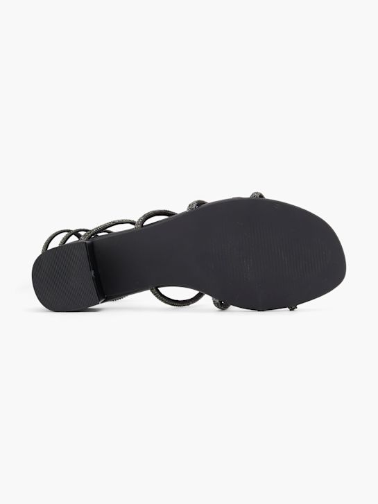 Catwalk Ciabatta aperta dietro Nero 62332 4