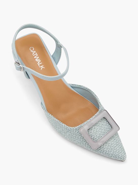 Catwalk Lodičky s otvorenou pätou Modrá 62877 2