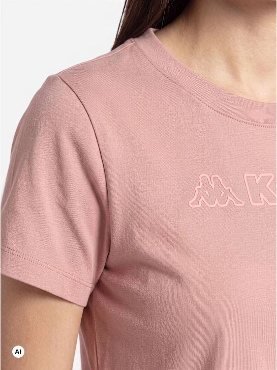 Kappa T-Shirt Pink 69745 4