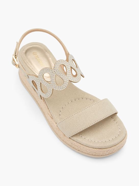 Graceland Sandalias de tacón Taupe 62471 2