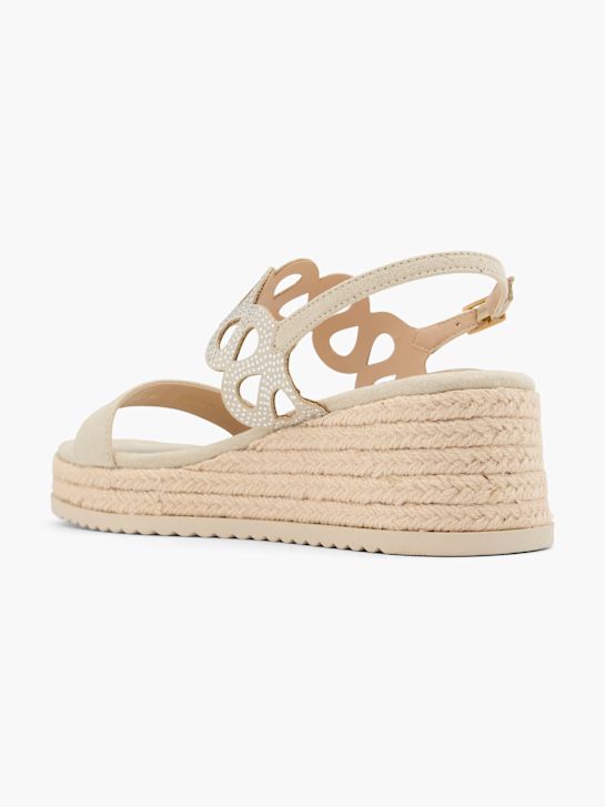 Graceland Sandalias de tacón Taupe 62471 3