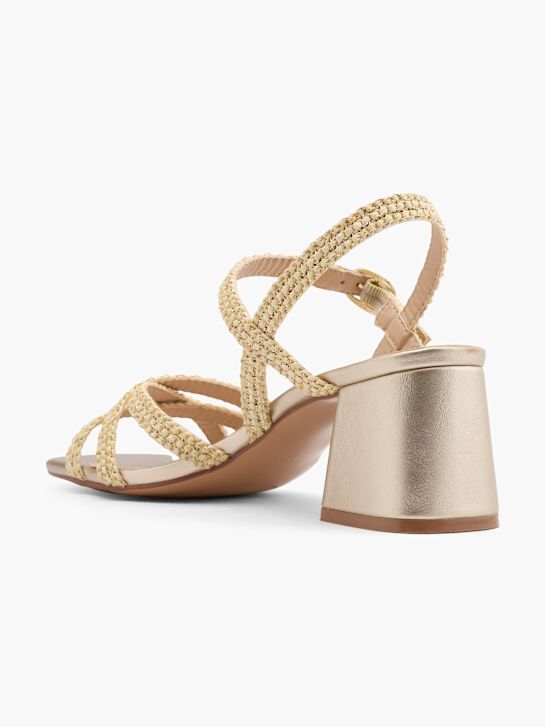 Catwalk Högklackad sandal Guld 62473 3