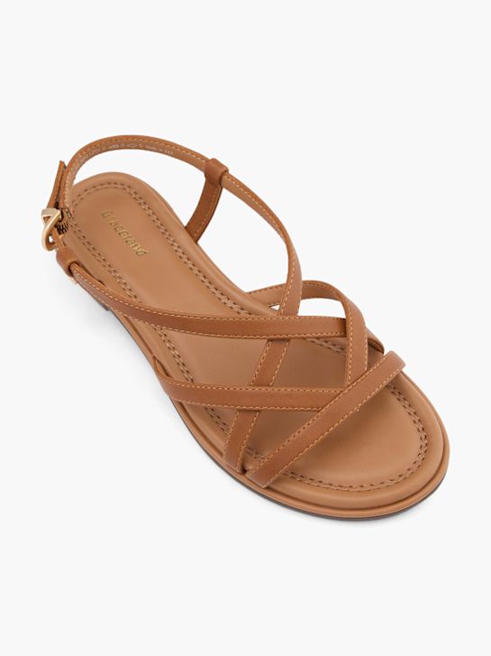 Graceland Sandale Cognac 62495 2