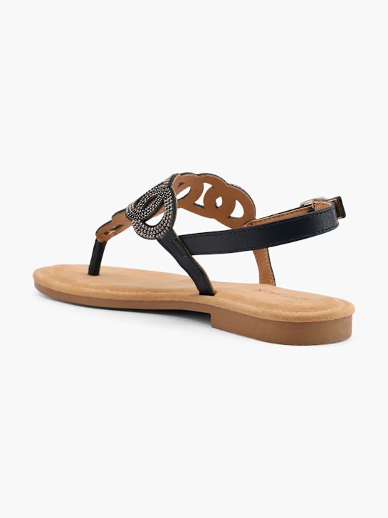 Catwalk Sandalo infradito Nero 69785 3