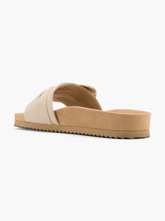 Graceland Papuci cu talpă adâncă Bej 62820 3